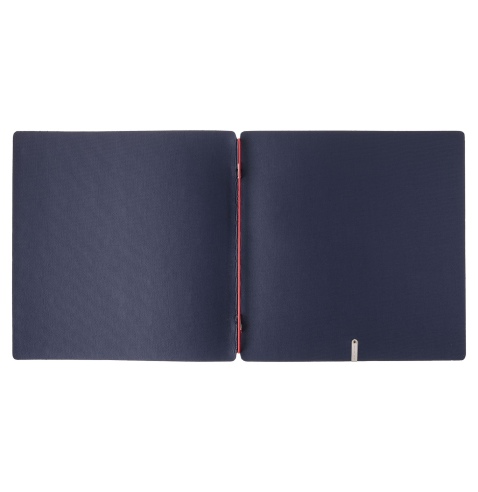 Porta Menu QUADRATO (23x23,1 cm) senza etichetta solo elastico rosso JUTA BLU