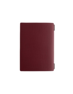 Porta Menu A5 (16,5x23,1 cm) etichetta PATCH "personalizzata" (minimo 18 pezzi) solo elastico nero CHEF BORDEAUX 2