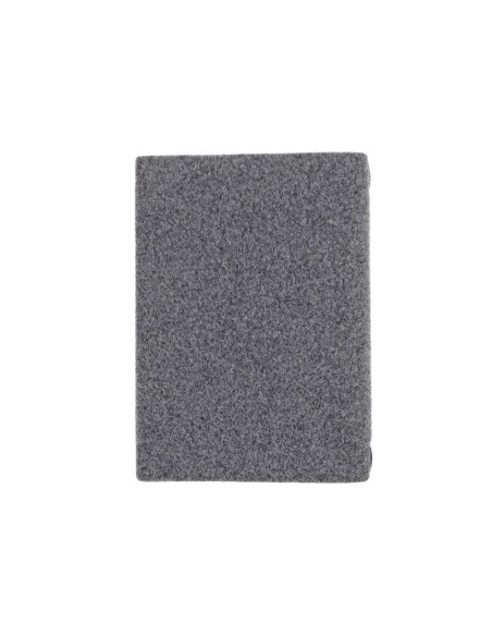 Porta Menu A4 (23,2x31,8 cm) etichetta PATCH "menu" 2 buste (4 facciate) elastico nero GO-GREEN GRIGIO