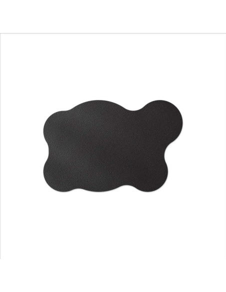 TOVAGLIETTE TAPPETINI D'ARREDO 44x29 cm BLOB pezzo singolo BULL NERO sp. 3,0
