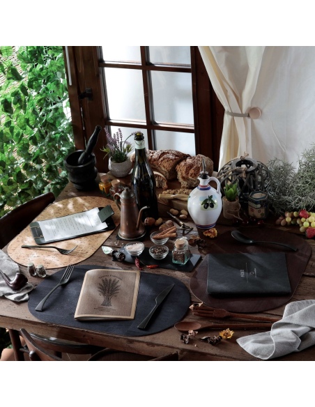 TOVAGLIETTE TAPPETINI D'ARREDO OVALI 30x47 cm pezzo singolo SUGHERO NATURALE sp. 1.4