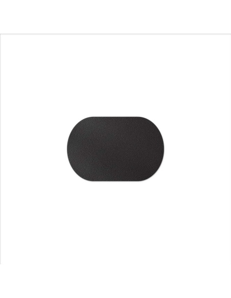 TOVAGLIETTE TAPPETINI D'ARREDO OVALI 20x30 cm pezzo singolo BULL NERO sp. 3,0