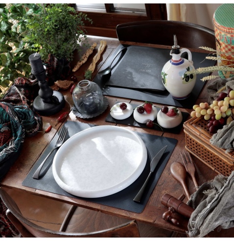 TOVAGLIETTE TAPPETINI D'ARREDO 30x40 cm pezzo singolo CHEF BLU