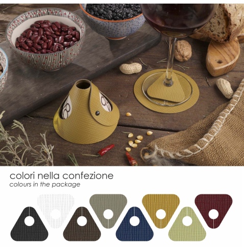 HOLE segna bicchieri conf. 8 pz. CHEF MIX