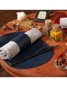 OVAL PLACEMATS 30x20 cm OVALE single piece CHEF BLUE 2