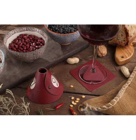 CONE segna tavoli bifacciali conf. 10 pz. CHEF BORDEAUX