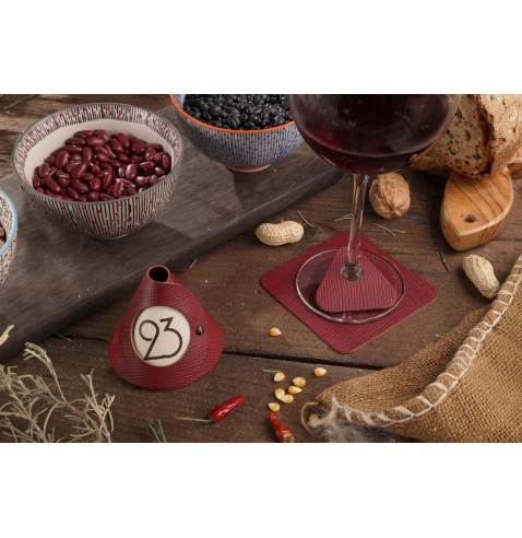 CONE segna tavoli monofacciali conf. 10 pz. CHEF BORDEAUX