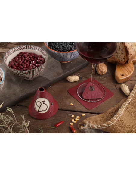 CONE segna tavoli monofacciali conf. 10 pz. CHEF BORDEAUX