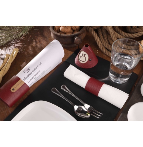 CONE segna tavoli monofacciali conf. 10 pz. CHEF BORDEAUX