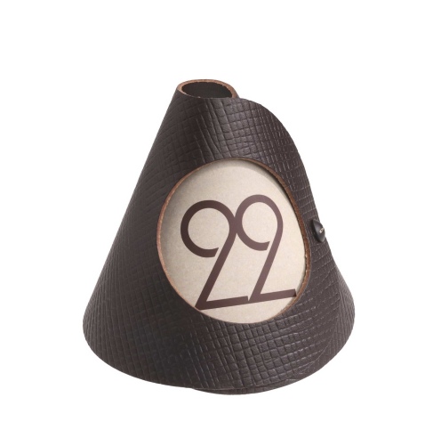 CONE segna tavoli monofacciali conf. 10 pz. CHEF MARRONE