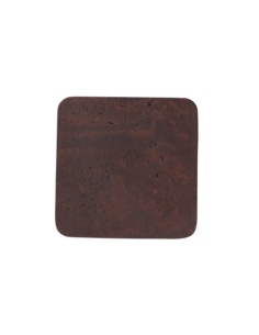 SOTTO BICCHIERI 9,5x9,5 cm conf. 4 pz. SUGHERO MARRONE sp. 2.5 2