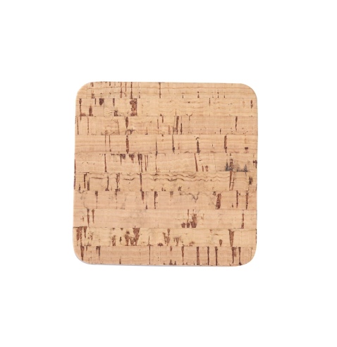 SOTTO BICCHIERI 9,5x9,5 cm conf. 4 pz. SUGHERO NATURALE sp. 1.4