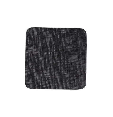 SOTTO BICCHIERI 9,5x9,5 cm conf. 4 pz. CHEF NERO