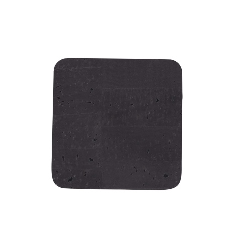 SOTTO BICCHIERI 9,5x9,5 cm conf. 4 pz. SUGHERO NERO sp. 2.5
