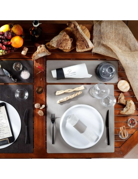TOVAGLIETTE TAPPETINI D'ARREDO 48x15 cm pezzo singolo CHEF TORTORA