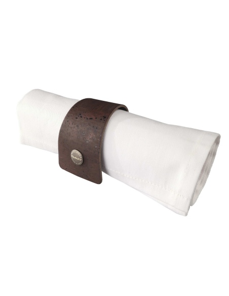 RING porta tovagliolo conf. 4 pz. SUGHERO MARRONE sp. 2.5