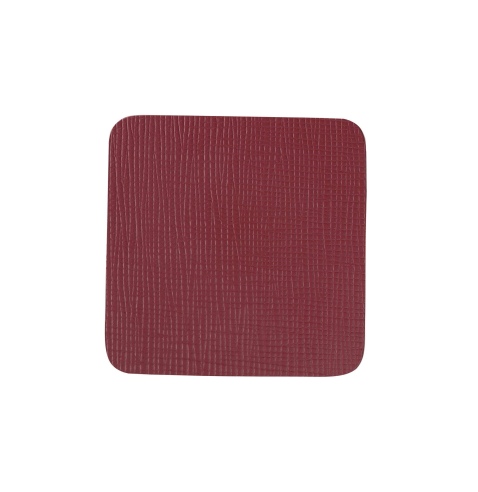SOTTO BICCHIERI 9,5x9,5 cm conf. 4 pz. CHEF BORDEAUX