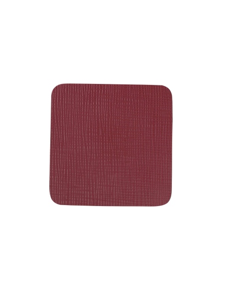 SOTTO BICCHIERI 9,5x9,5 cm conf. 4 pz. CHEF BORDEAUX