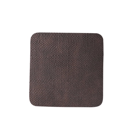 SOTTO BICCHIERI 9,5x9,5 cm conf. 4 pz. JUTA MARRONE