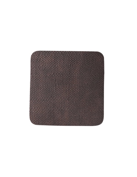 SOTTO BICCHIERI 9,5x9,5 cm conf. 4 pz. JUTA MARRONE