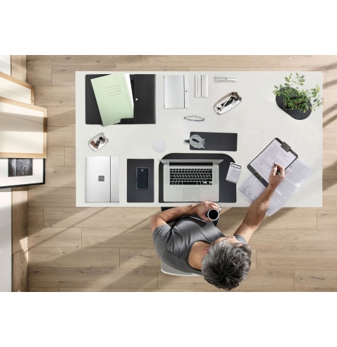 PORTFOLIO EXTRA cartelletta etichetta METAL STANDARD "notes" CHEF BLU