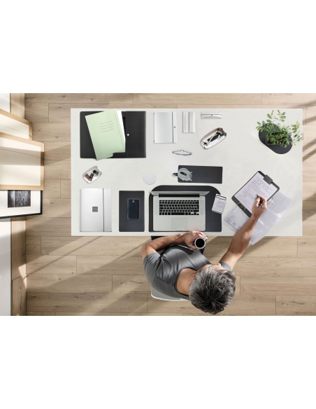 PORTFOLIO EXTRA cartelletta etichetta METAL STANDARD "notes" CHEF BLU