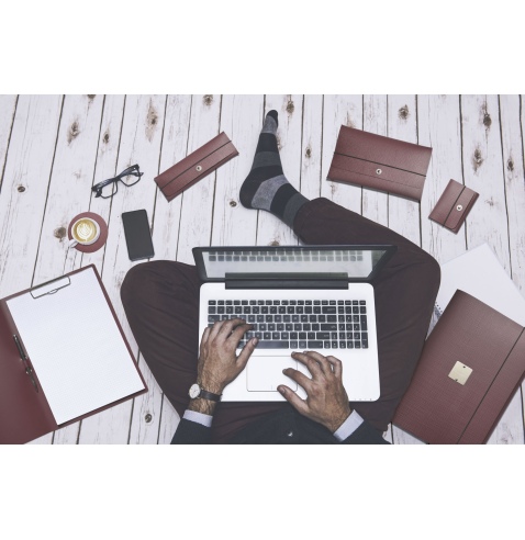 PORTFOLIO A4 cartelletta etichetta METAL STANDARD "notes" CHEF BORDEAUX