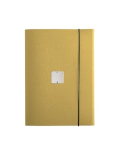 PORTFOLIO A4 cartelletta etichetta METAL STANDARD "notes" CHEF OCRA