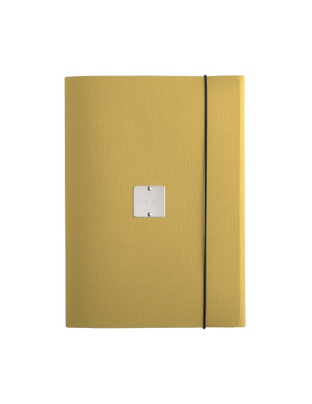 PORTFOLIO A4 cartelletta etichetta METAL STANDARD "notes" CHEF OCRA
