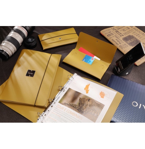 PORTFOLIO A4 cartelletta etichetta METAL STANDARD "notes" CHEF OCRA