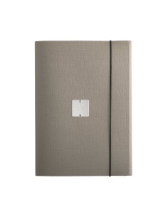 PORTFOLIO A4 cartelletta etichetta METAL STANDARD "notes" CHEF TORTORA