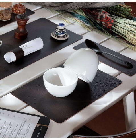 TOVAGLIETTE TAPPETINI D'ARREDO 21x32 cm pezzo singolo CHEF MARRONE
