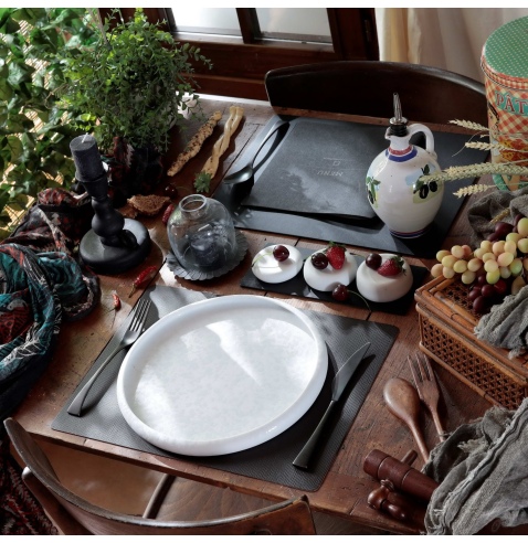 TOVAGLIETTE TAPPETINI D'ARREDO 30x40 cm pezzo singolo CHEF MARRONE