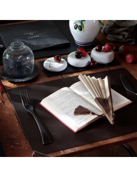 TOVAGLIETTE TAPPETINI D'ARREDO 30x40 cm pezzo singolo CHEF MARRONE