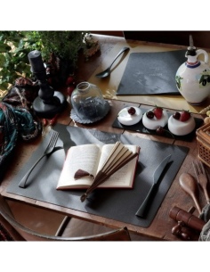 PLACEMATS 45x30 cm single piece CHEF BROWN 2