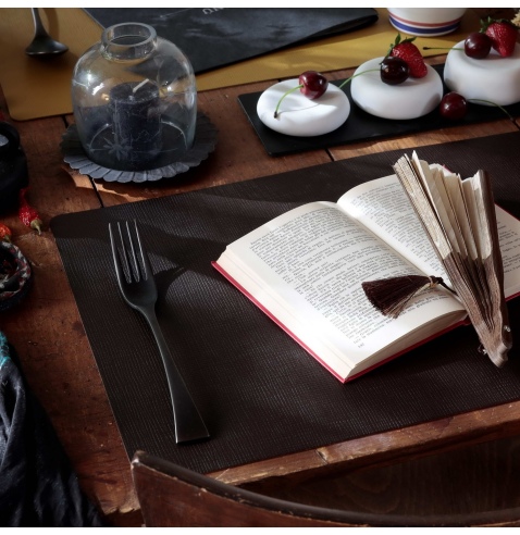 TOVAGLIETTE TAPPETINI D'ARREDO 30x45 cm pezzo singolo CHEF MARRONE