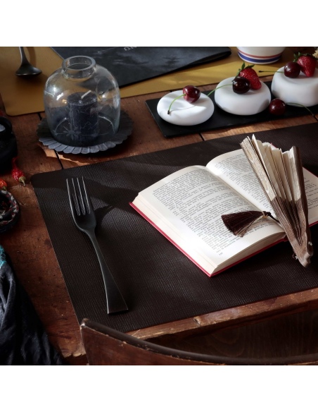 TOVAGLIETTE TAPPETINI D'ARREDO 30x45 cm pezzo singolo CHEF MARRONE