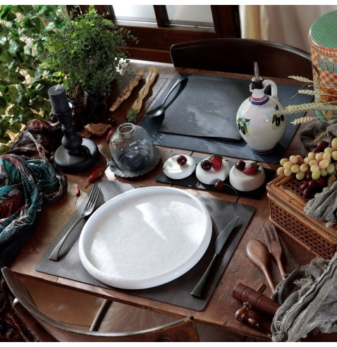 TOVAGLIETTE TAPPETINI D'ARREDO 30x40 cm pezzo singolo JUTA MARRONE