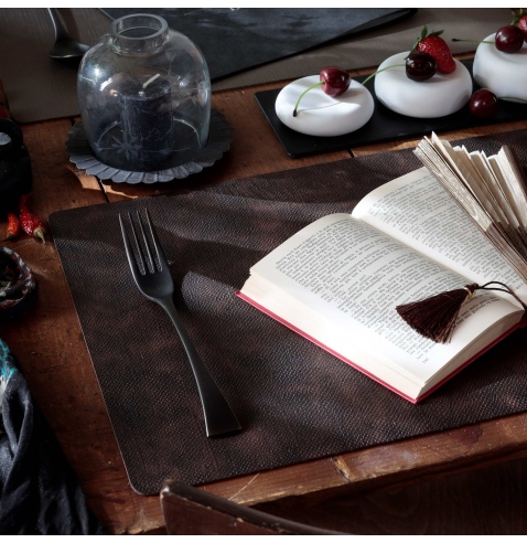 TOVAGLIETTE TAPPETINI D'ARREDO 30x45 cm pezzo singolo JUTA MARRONE