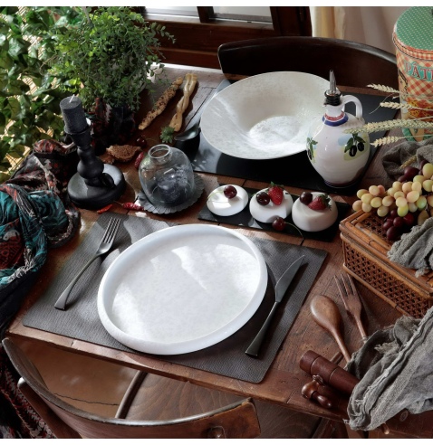 TOVAGLIETTE TAPPETINI D'ARREDO 30x45 cm pezzo singolo JUTA MARRONE