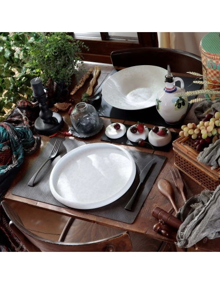 TOVAGLIETTE TAPPETINI D'ARREDO 30x45 cm pezzo singolo JUTA MARRONE