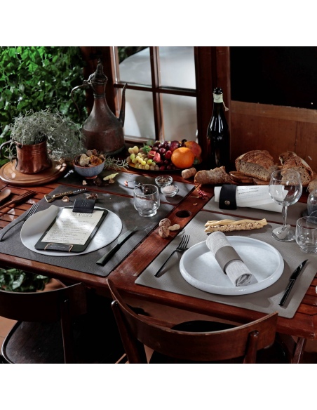 TOVAGLIETTE TAPPETINI D'ARREDO 48x15 cm pezzo singolo JUTA MARRONE