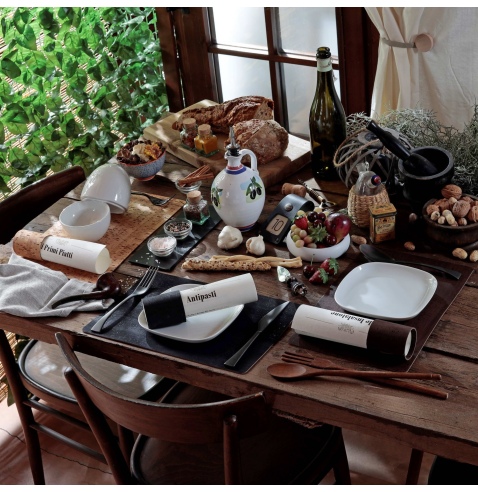 TOVAGLIETTE TAPPETINI D'ARREDO 23x35 cm pezzo singolo SUGHERO MARRONE sp. 2.5