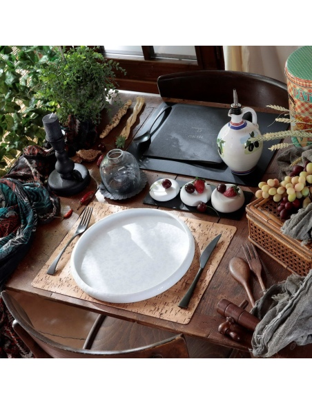 TOVAGLIETTE TAPPETINI D'ARREDO 30x40 cm pezzo singolo SUGHERO NATURALE sp. 1.4