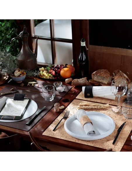 TOVAGLIETTE TAPPETINI D'ARREDO 48x15 cm pezzo singolo SUGHERO NATURALE sp. 1.4