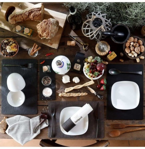 TOVAGLIETTE TAPPETINI D'ARREDO 23x35 cm pezzo singolo BULL NERO sp. 3,0