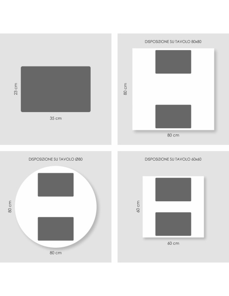 TOVAGLIETTE TAPPETINI D'ARREDO 23x35 cm pezzo singolo BULL NERO sp. 3,0
