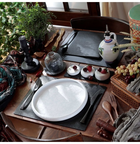 TOVAGLIETTE TAPPETINI D'ARREDO 30x40 cm pezzo singolo BULL NERO sp. 3,0