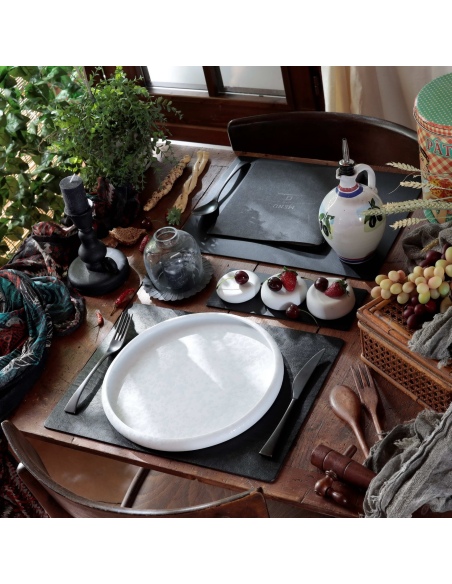 TOVAGLIETTE TAPPETINI D'ARREDO 30x40 cm pezzo singolo BULL NERO sp. 3,0