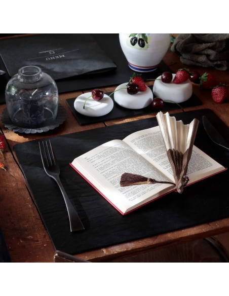 TOVAGLIETTE TAPPETINI D'ARREDO 30x40 cm pezzo singolo BULL NERO sp. 3,0